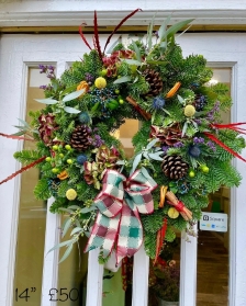 Festive Door wreaths